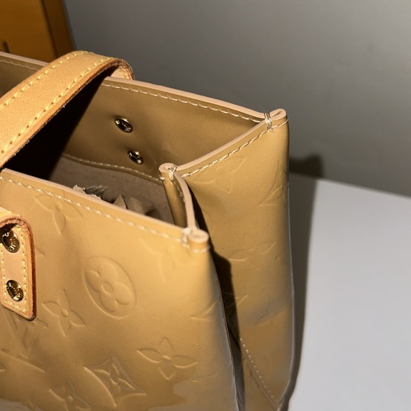 Louis Vuitton 2005 Beige Vernis Reade PM Small Purse MI0085 Top Handle LV - Picture 11 of 16